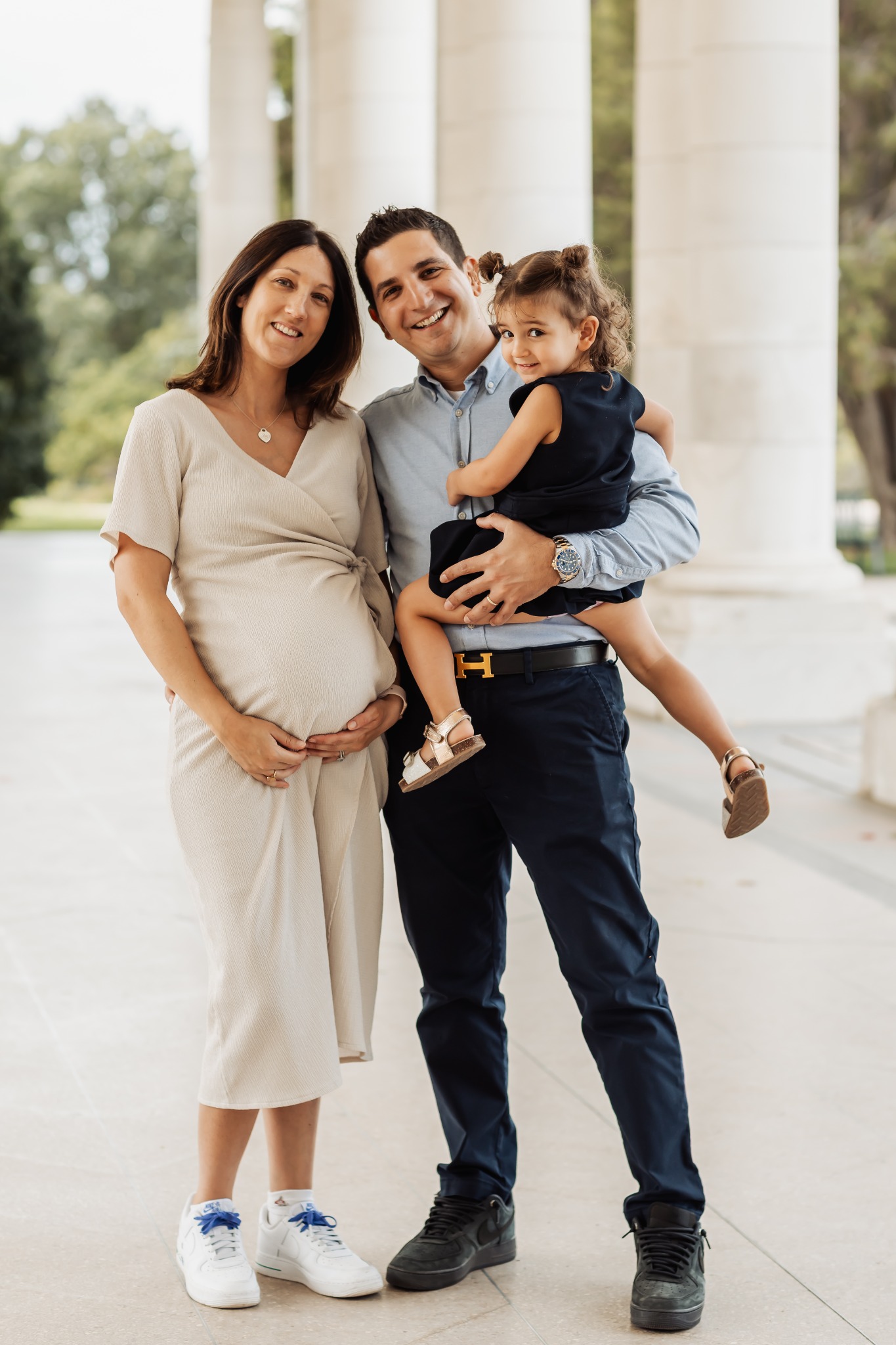 Emily, Steven, and Sarah together
